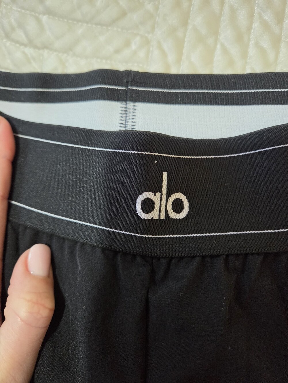 Alo Yoga Black Wide Leg Lounge Pants Soft Stretch Quiet Luxury Athleisure - Picture 2 of 7